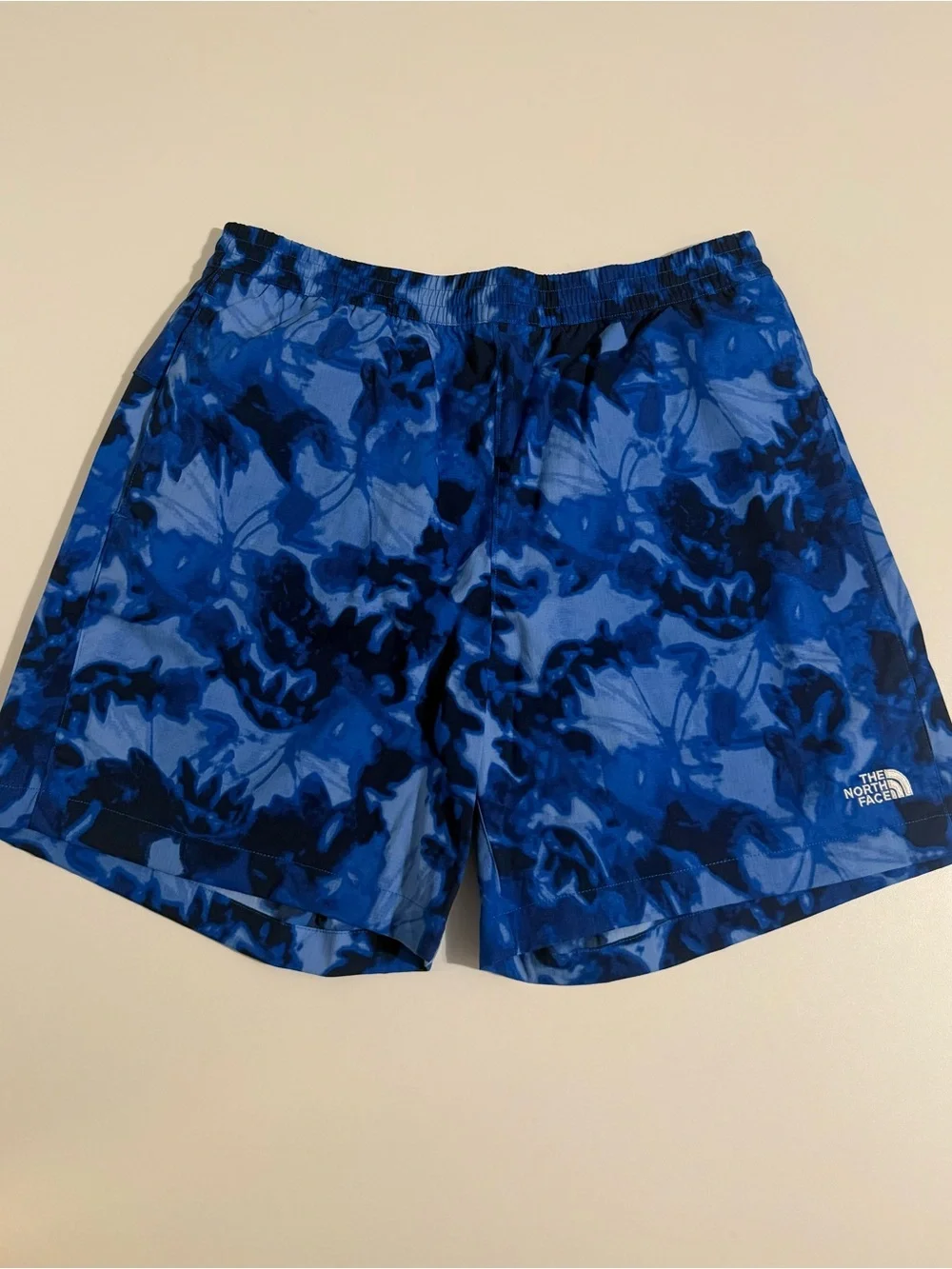 The North Face Men’s Blue Camo Swim Trunks